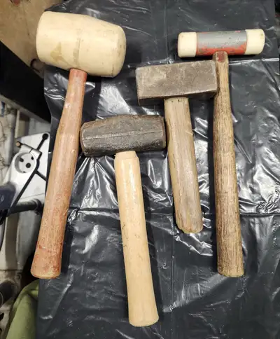 Assorted hammer/mallets, View more