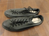 CONVERSE CHUCK TAYLOR ALL STAR'S LOW TOP LEATHER MENS BLACK 12