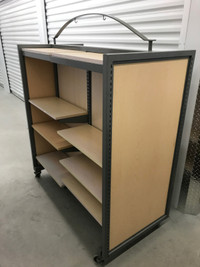 Retail Shelf on Casters (Great for Storage Unit or Garage)
