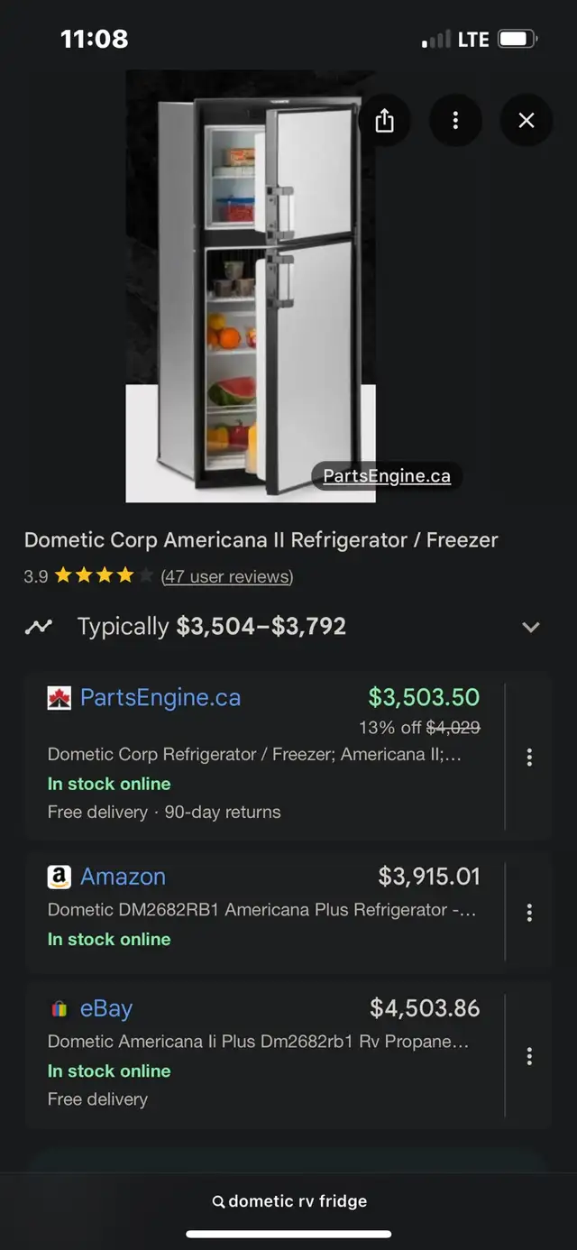 TRAILER fridge (gas and electric) in Refrigerators in Belleville - Image 3
