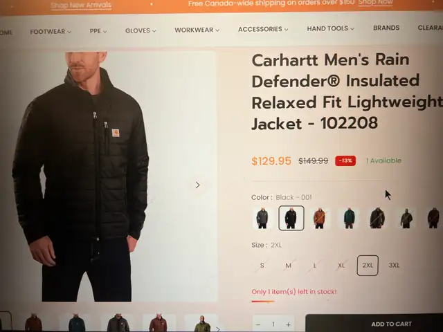 Carhartt Men's Rain Defender Insulated Jacket