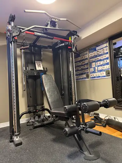 Inspire Fitness FT2 with bench and leg extension, View more