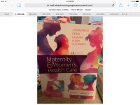 Maternity and Women's healthcare nursing textbook 
