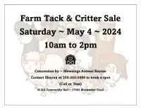 Farm, Tack and Critter Sale