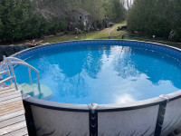 24’ heated salt water pool