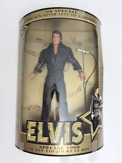 1993 Hasbro Elvis Presley '68 Comeback Collector Doll, View more