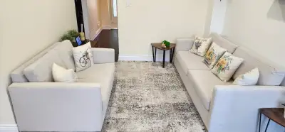 3 + 2  Seater Sofa Set – FREE $550 Carpet ! – Urgent Sale, View more