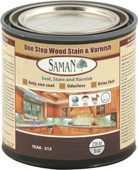 SamaN Interior One Step Wood Seal, Stain and Varnish – Oil Based