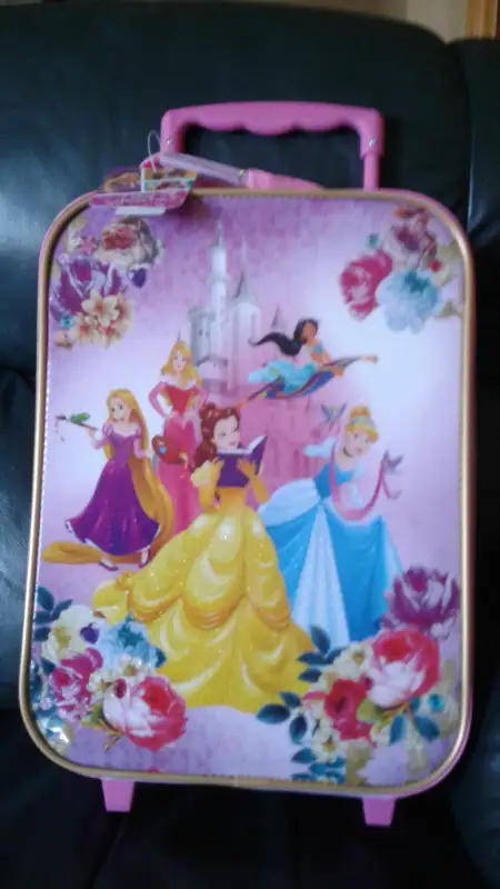 Brand New with Tags Disney Princess Trolley Luggage in Bags & Luggage in Peterborough - Image 2