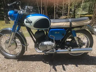 1965 YM1 305 Yamaha. Very original with nice patina. Runs well. New clutch, good tires , new brakes,...