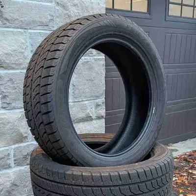 Selling winter tires off of a 2024 Audi Q3, size is 235/50/19. used for one season before car was tr...
