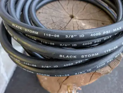 high pressure washer hose as shown brand new complete threaded fittings to fit any washer both ends...
