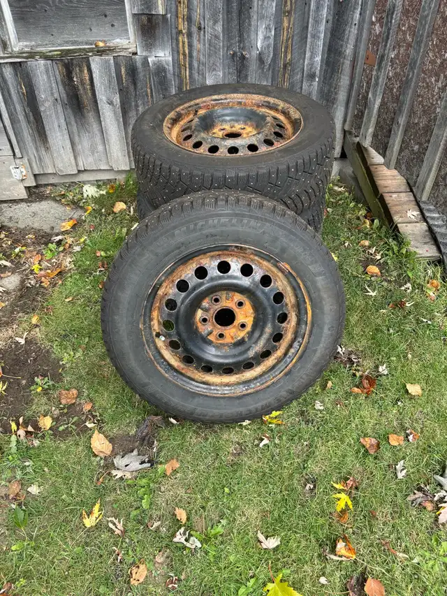 Michelin X-Ice Studded Winter Tires on Rims in Tires & Rims in Sudbury - Image 2