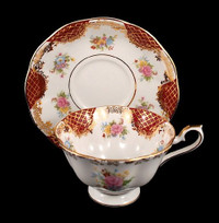 Royal Albert 'Catherine' Empress Series Ornate Bone China Teacup