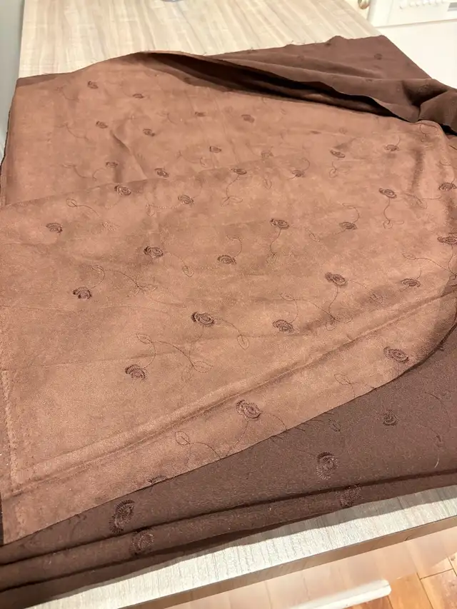 NEW!Beautiful Brown Suède material