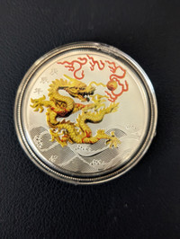 Dragon Zodiac Chinese New Year Coin - Year 2000