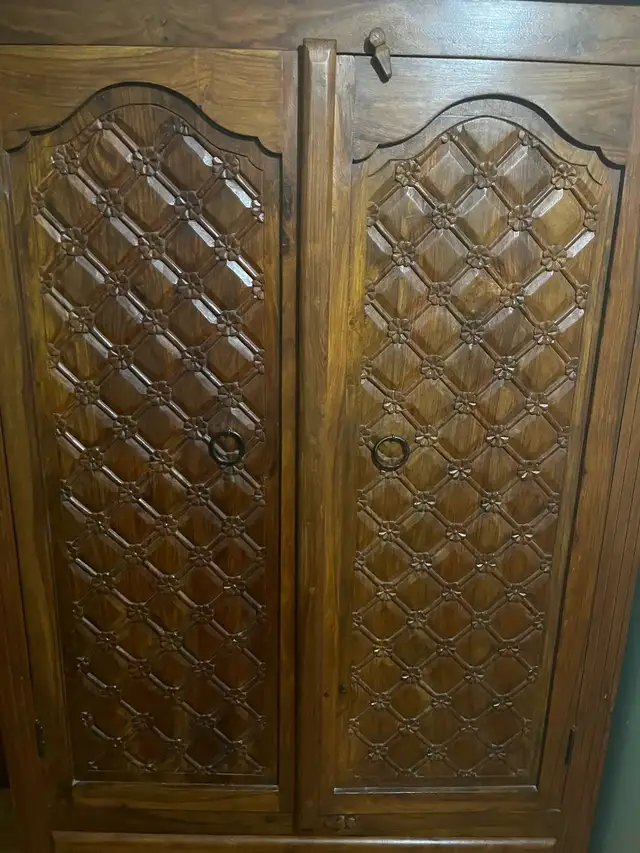 Indian furniture from antique wood in Bookcases & Shelving Units in Edmonton - Image 6