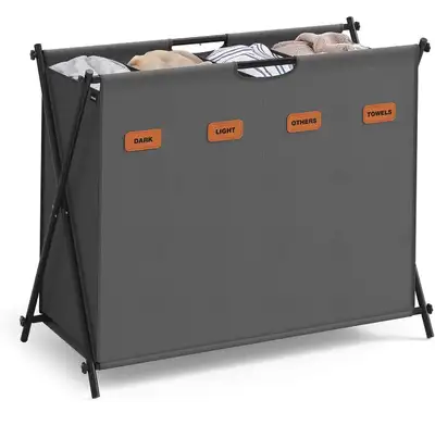 New-SONGMICS Laundry Hamper, Laundry Basket, 40.9 Gal, View more