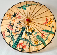 Vintage. Collection Magnifique ombrelle en papier de riz 2*