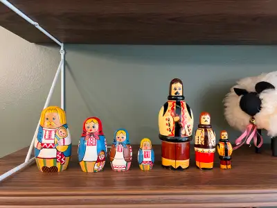 $2 Dollars for both Nesting dolls or Matryoshkas, View more