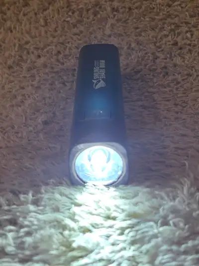 Smiling Shark USB Rechargeable Flashlight, 1200mAh, View more