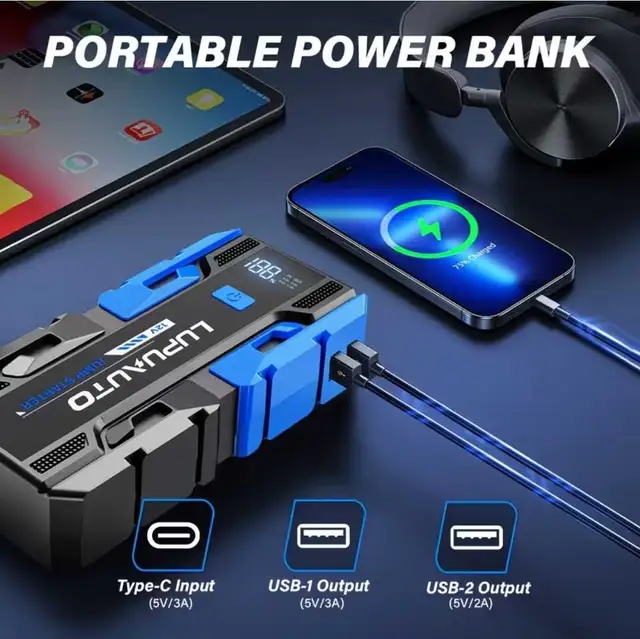 PORTABLE CAR BATTERY BOOSTER NEW532105366287820806
