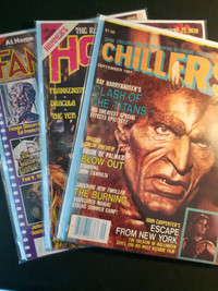 Vintage Magazine lot (3).Horror/Sci-Fi NP