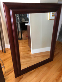 For Sale Large Wooden Foyer Mirror