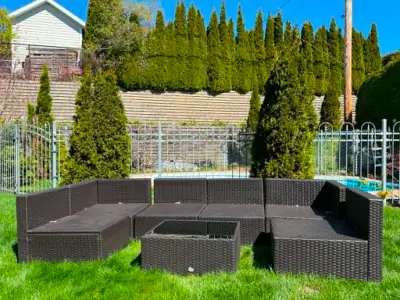 Mobilier de jardin en excellent état (ayant servi 2 saisons), View more