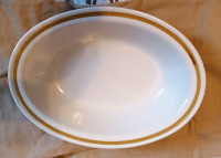 Vintage Genuine Stoneware oval platter Japan