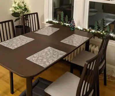 Large Extendable Table and 6 Chairs, View more