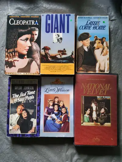 Elizabeth Taylor VHS Collection , View more
