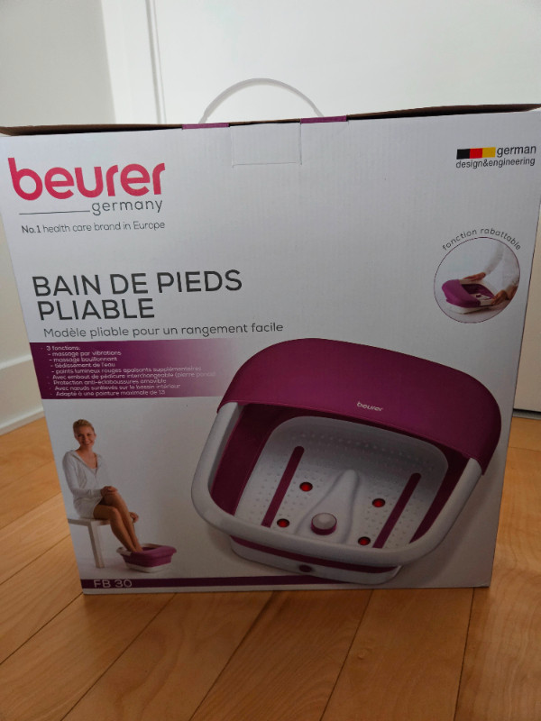 BEURER FOOT BATH dans Santé et besoins spéciaux  à Ville de Montréal - Image 2