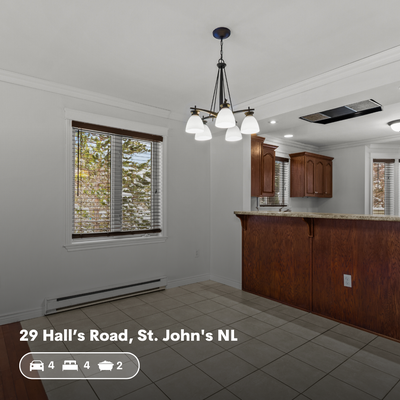 29 Halls Road, St. John’s NL Spacious 4-Bedroom Home with Apartment Setup Available Immediately $2,4...