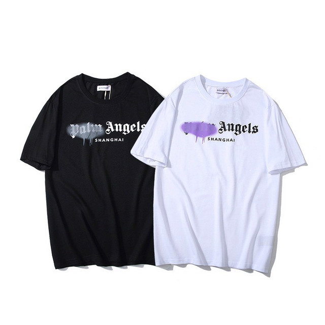 Sprayed out Palm Angels Cotton T-Shirt in Men's in City of Toronto