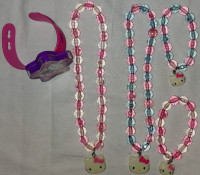 Hello Kitty Costume Jewelry - Necklaces, Bracelets, Watch, Decal
