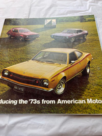 VINTAGE 1973 AMERICAN MOTORS FULL LINE 26 PAGE BROCHURE #M1514