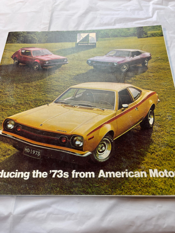 VINTAGE 1973 AMERICAN MOTORS FULL LINE 26 PAGE BROCHURE #M1514 in Arts & Collectibles in Strathcona County