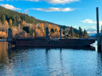 1951 CPR Flat Barge No. 7