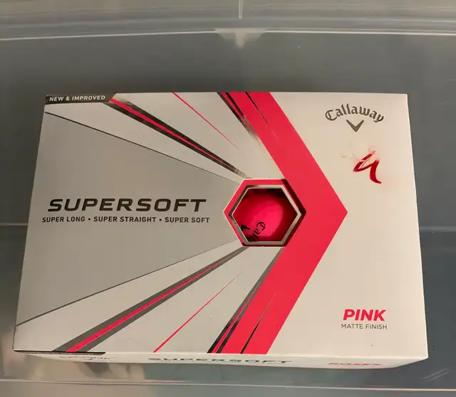 Callaway Supersoft Pink Golf Balls
