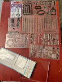  Stampin Up stamp sets with clear blocks 
