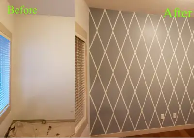 Get a Quality painting service at an affordable price. We specialized in accent wall and pattern wal...