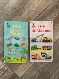 Usborne 199 Things in Nature and Big Machines picture word baby 