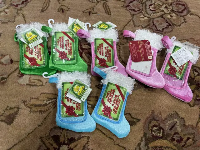 Christmas Stockings - for gift cards and decoration  in Holiday, Event & Seasonal in Calgary - Image 5