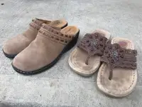 Womens Shoes sz 6 sandals & sz 7 1/2 clogs