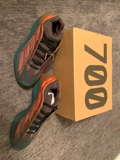 Brand new, with box, adidas YZY 700 V3 copper fade. Men’s 10. Asking $290. If the ad is up the item...