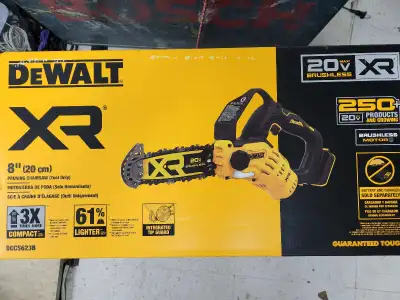 Asking $160 or best offer. New in the box This is a brand new Dewalt 20V MAX XR 8-inch cordless chai...
