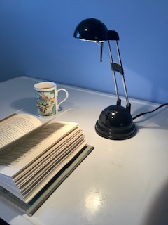 Hello and thanks for checking in ! For sale. 1990s IKEA ESPRESSIVO gloss black desk lamp. One of IKE...