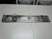 fishing rod + reel , child's Emery pirate 2 piece, new in pkg.