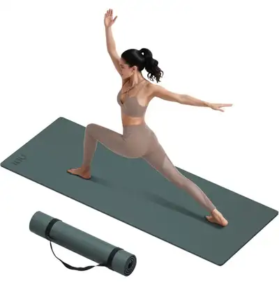 Extra Thick Yoga Mat 10mm – Extra Long Non-Slip with Strap, View more